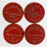 German Waffen SS Frost Bite Treatment Tins (vaseline). (4)