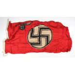 German State Nazi era flag 5x3 feet approx, no moth, just service wear