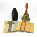 ARP and WW2 home front items including various booklets and manuals, ARP whistle, 1939 dated hand