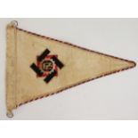 German TENO Nazi era Pennant, no moth, just service wear