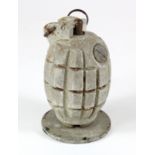 WW2 Mills no 36 hand grenade with rifle base plate. Deactivated.