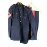 Airborne Artillery Sgt dress uniform jacket and trousers with all its correct insignia comes with