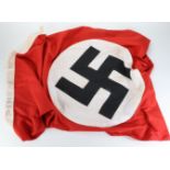 German Nazi Display Flag, marked 'Org. Todt, Berlin 1943, RZM M/3'. Multi piece construction,