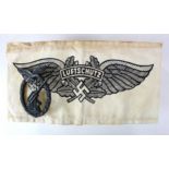 German Luftwaffe Flak badge & armband
