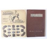 German Jackboot metal blakeys a super original old card set, and an identity book