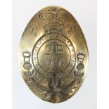 Badge an early Scottish Rifle Volunteers cross belt plate, the reverse shows great age & wear
