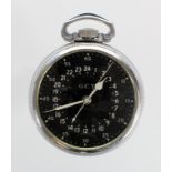 WW2, 1942 USAAF Bombardiers G.C.T. (Greenwich Central Time) Watch-Timer Made by Hamilton. Works well