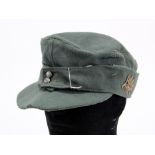 German Nazi Mountain troops ski cap, with cap badge