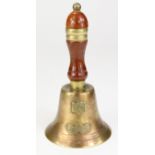 German Nazi Olympic Games (1936 Berlin) commemorative hand bell. (16.5cm tall)