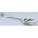 Aberdeen, Scottish Provincial, silver Hanoverian Pattern Tablespoon c.1770 by Alex. Thompson. Length