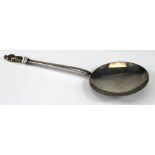 Large Victorian silver Apostle spoon, hallmarked London 1877 by Martin, Hall & Co (Richard