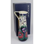 Moorcroft. Renee Mackintosh Jug. By Rachel Bishop (1995) First Quality. Boxed. Height approx. 24cm