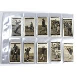 Churchman - Famous Golfers, complete set of 50 in pages, VG, cat value £900