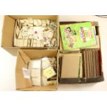 Large boxes (3) containing vast quantity of cards, cigarette & trade issues, needs viewing