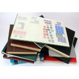 GB - stamps estate accumulation in large carton, general range housed in approx 12 albums and