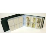 Collection of 25 complete sets of cards contained in 2 modern albums, one contains 16 sets of