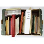 Books - banana box of mainly H/B books, including specialized volumes on Spain. Also noted - Penny