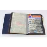 GB - brown stockbook with Commems 1924-1971 including many mint blocks, mostly mint never hinged,