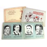 Football interest - Topical Times Great Players 1938 set loose in original album. Stuck in sets