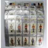 Military cigarette card sets in sleeves, Players Military Uniforms of the British Empire Overseas