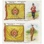 Taddy - Territorial Regiments, complete set in pages, G - VG, cat value £675