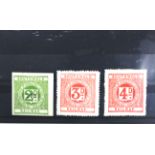 GB - Southwold Railway, Suffolk official railway letter stamps group, comprising 1891 2d, 1920 3d,