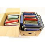 Accessories - wide range of 2nd hand albums with pages, multi ring binders, etc. (2x boxes) No