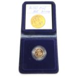 Half Sovereign 1982 Proof FDC cased as issued