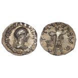 Ancient Greek / Indian: Baktria, Indo-Greek Kingdom, Menander I Soter silver Drachm c.155-130 BC.