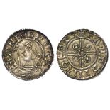 Anglo-Saxon silver Penny of Cnut, Pointed Helmet type, 1024-1030, York Mint, moneyer Fargrim (a good