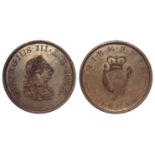 Ireland Halfpenny 1805 bronzed proof, toned nFDC