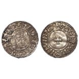Anglo-Saxon silver Penny of Aethelred II, 978-1016, Last Small Cross type, S.1154, London Mint,