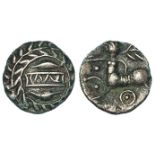 Ancient British Iron Age 'Celtic' Silver Unit of Cunobelin of the Catuvellauni, Camulodunum mint (