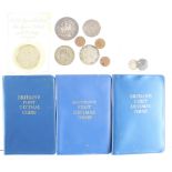 GB & World (13) coins and tokens, noted 2x Halfcrown 1915 GVF-EF, Crown 1900 LXIV Fine light