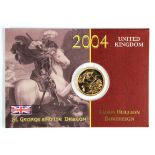 Sovereign 2004 BU in the "Royal Mint" card