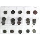 Ancient Greek (20): A collection of bronze coins of Pontos, Amisos, covering various issues