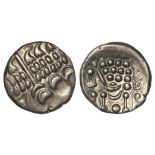 Ancient British Iron Age 'Celtic' silver Stater of the Durotriges, mid-1stC BC to mid-1stC AD, 5.