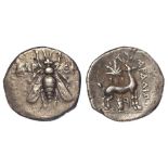 Ancient Greek: Phoenicia, Arados silver Drachm c.172/1-111/0 BC. Dated CY 132 (128/7 BC). Bee; B?