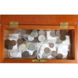Austria, 18th-20thC assortment in a wooden box, silver noted.