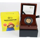 Fifty Pence 2018 "Paddington at the Palace" gold Proof aFDC boxed as issued