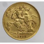 Half Sovereign 1912 VF