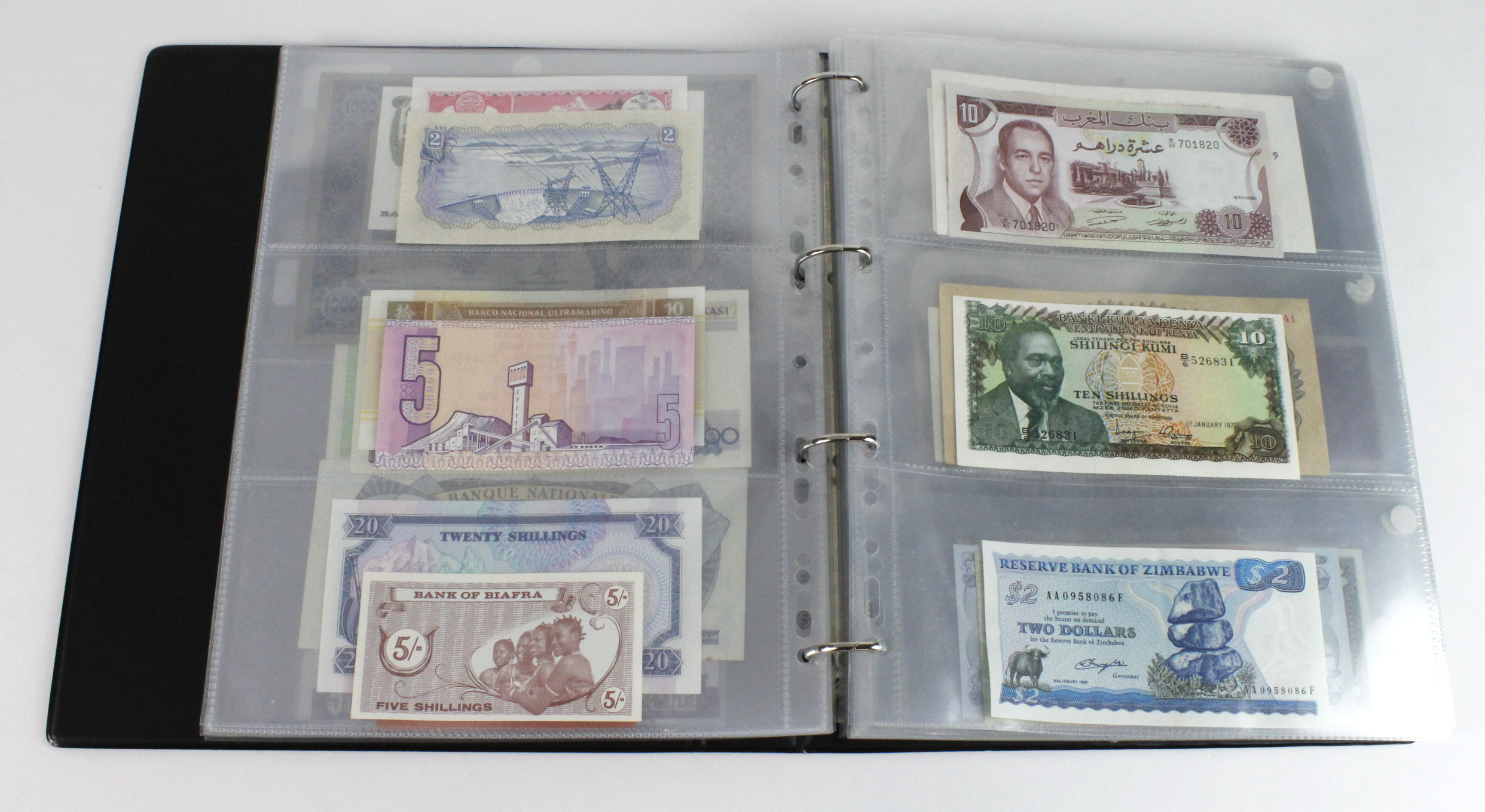 World (163), in banknote album including Bahamas, Spain, Sweden, Netherlands, Algeria, Macau, - Image 10 of 57
