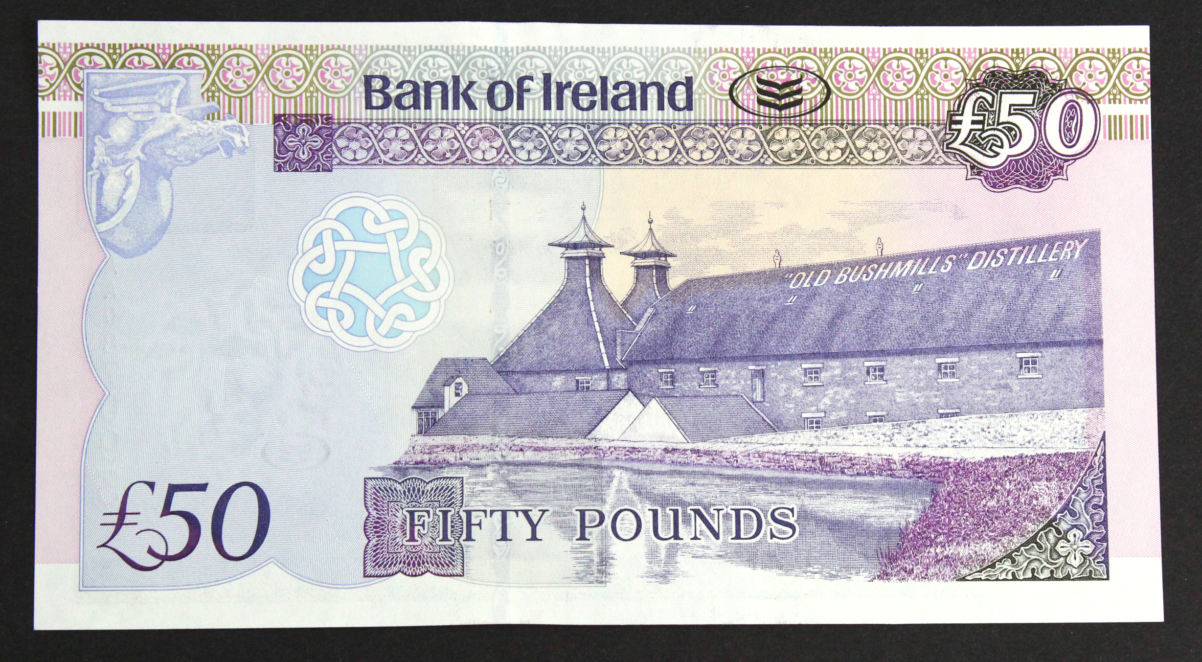 Northern Ireland, Bank of Ireland 50 Pounds dated 1st January 2013, signed Stephen Matchett, first - Image 2 of 2