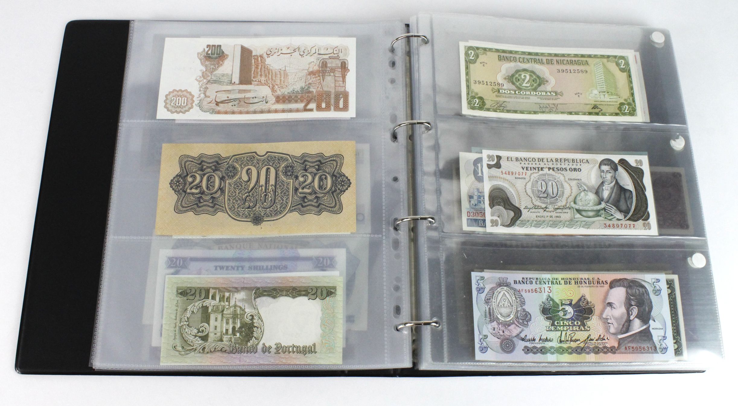 World (163), in banknote album including Bahamas, Spain, Sweden, Netherlands, Algeria, Macau, - Image 13 of 57