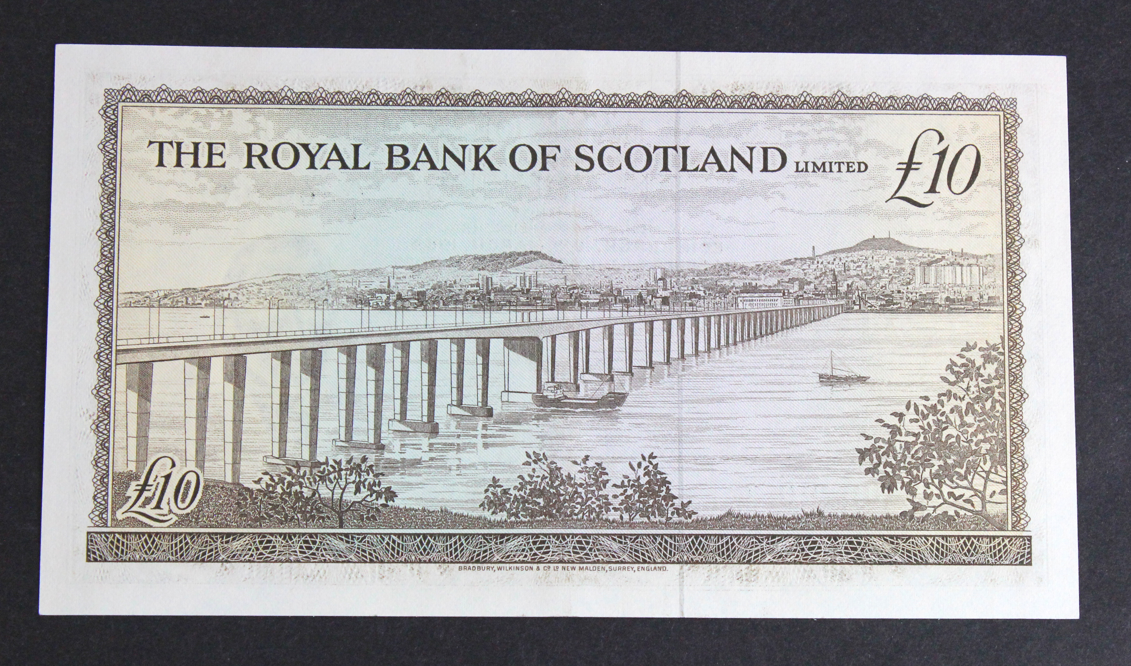 Scotland, Royal Bank of Scotland 10 Pounds dated 19th March 1969, signed Robertson & Burke, serial - Image 2 of 2