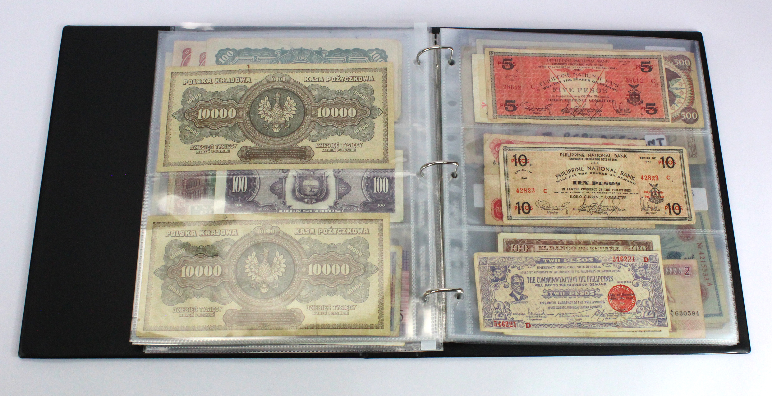 World (200), an interesting collection in Banknote album, Belgium, UAE, Japan, Malta, Belize, Bank - Image 18 of 41