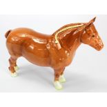 Beswick Suffolk Punch Champion horse 'Hasse Dainty' (no. 1359), height 21.5cm approx.