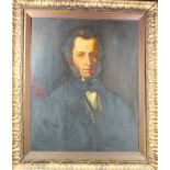 Oil on Panel. Portrait of a Victorian Gentleman. Vendor states, rumoured to be a family member of