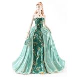 Coalport limited edition figure 'The Gem Collection, Emerald', with certificate, contained in