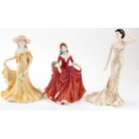 Coalport. Two boxed figures, comprising Classic Elegance, Grace; Ladies of Fashion, June, together